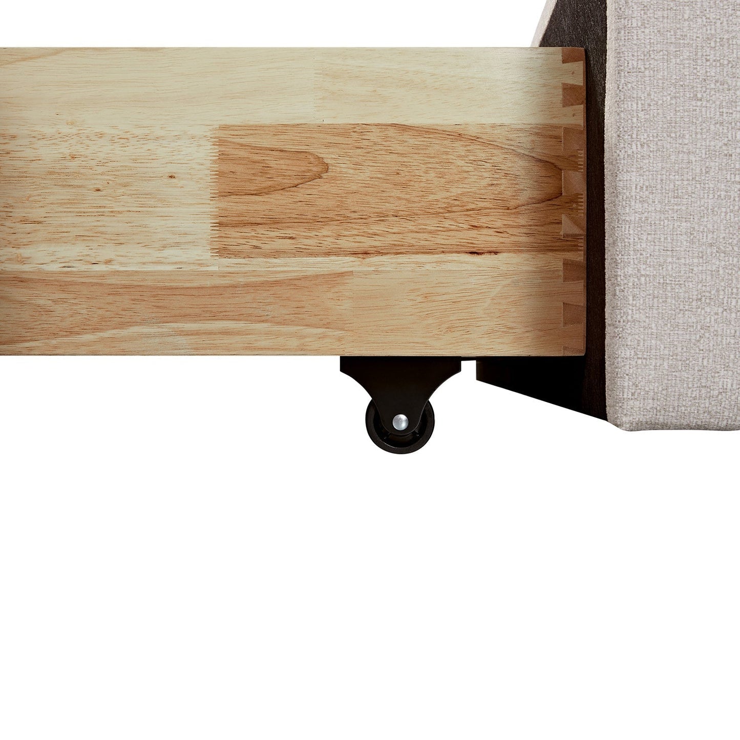 Forte Drawer Bed with Storage, Oatmeal Weave