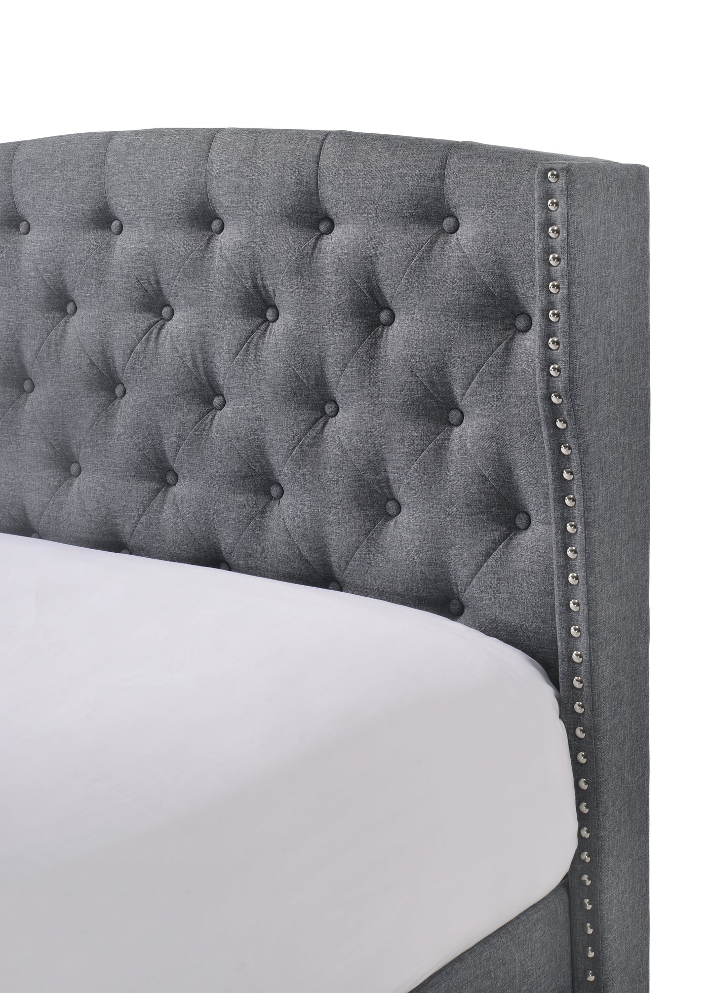 Modern Wing Sleigh Bed Frame