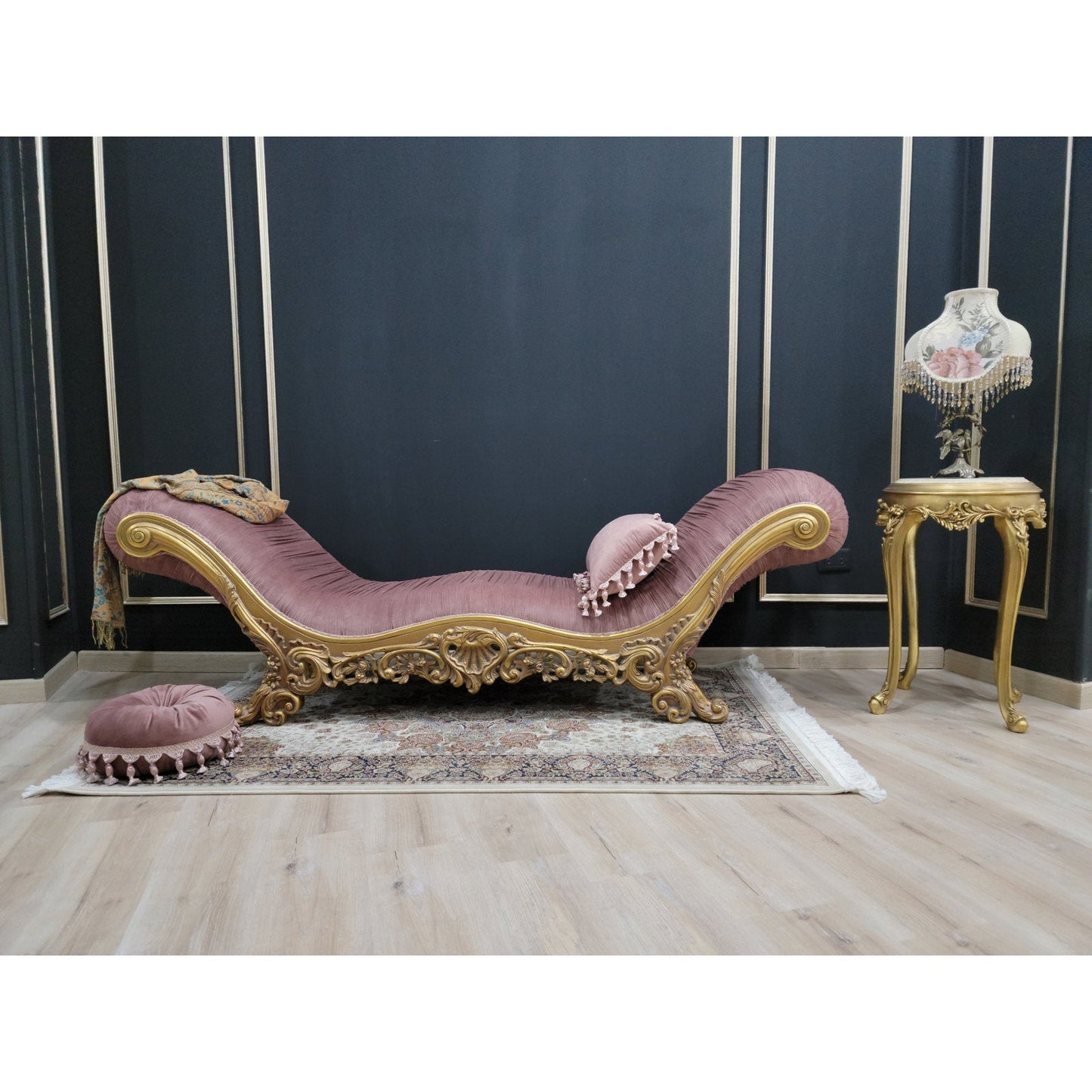 Velvet Sofa & Chaise – view 13