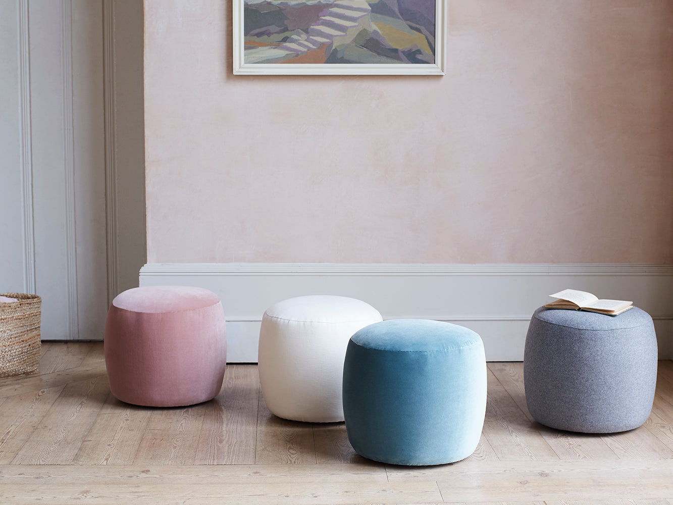 Little Cheese Footstool Round 20inch (50.8CM) Hight 19 inches (48.26CM)