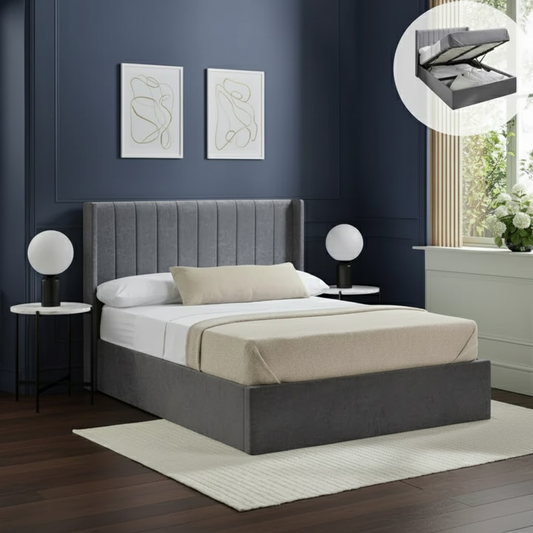 Imogen Ottoman Bed with Storage - Optional Mattress