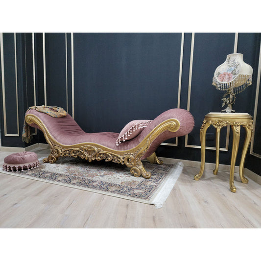 Velvet Sofa & Chaise – view 2