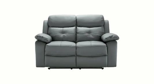 Lopez Recliner 3+2 Seater Genuine Grey Leather Sofa Set – view 2