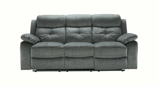 Lopez Recliner 3+2 Seater High Grade Grey Fabric Sofa Set – view 2