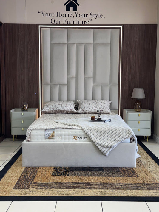 Valentino Designer Panel bed frame – view 2