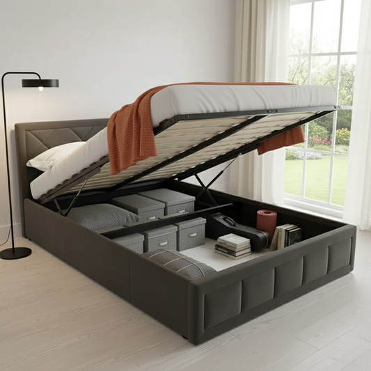 Cressida Ottoman Bed with Storage - Optional Mattress