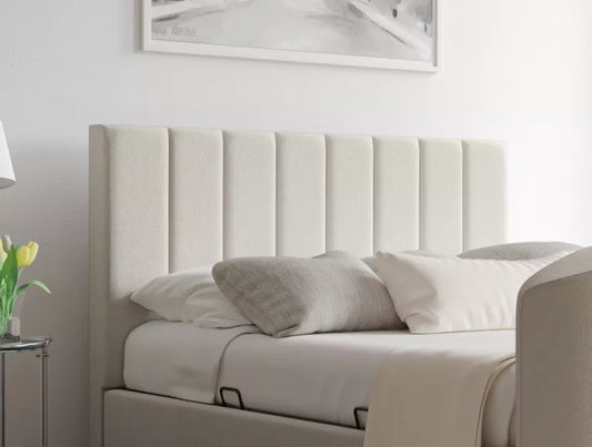 Berkley Upholstered Arran Natural Ottoman TV Bed – view 2