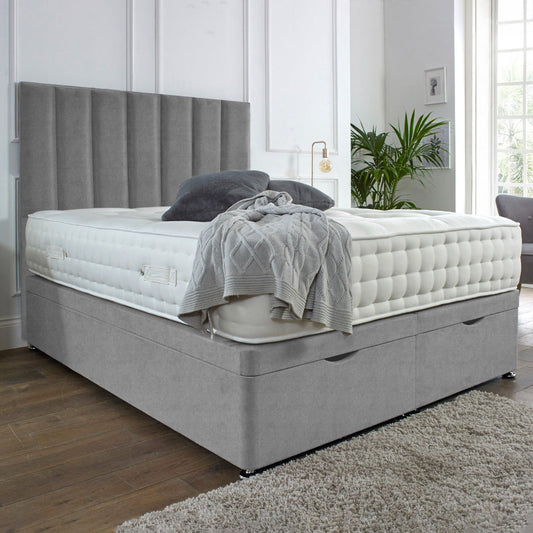 Henley Ottoman End Lift Storage Divan Bed – view 2