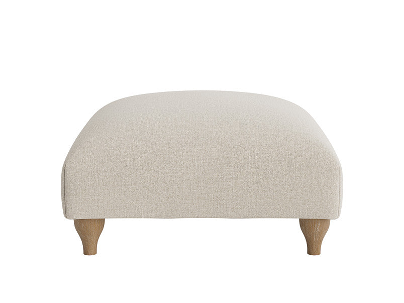 Sugarplum Footstool - Sugarplum Footstool with Wooden Legs