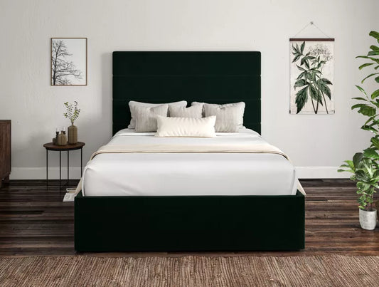 TV ottoman bed with built-in TV lift