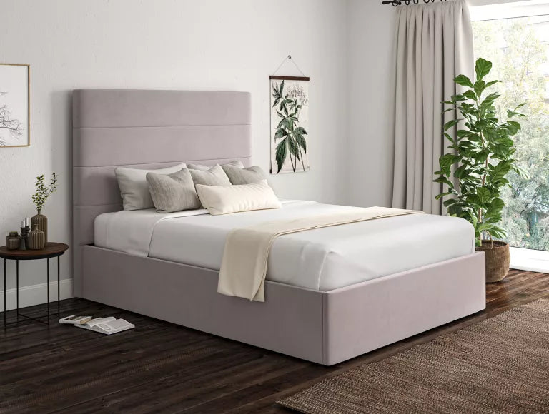 Mattress on an ottoman bed base