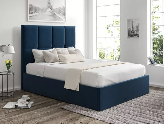Ottoman bed side lift storage mechanism