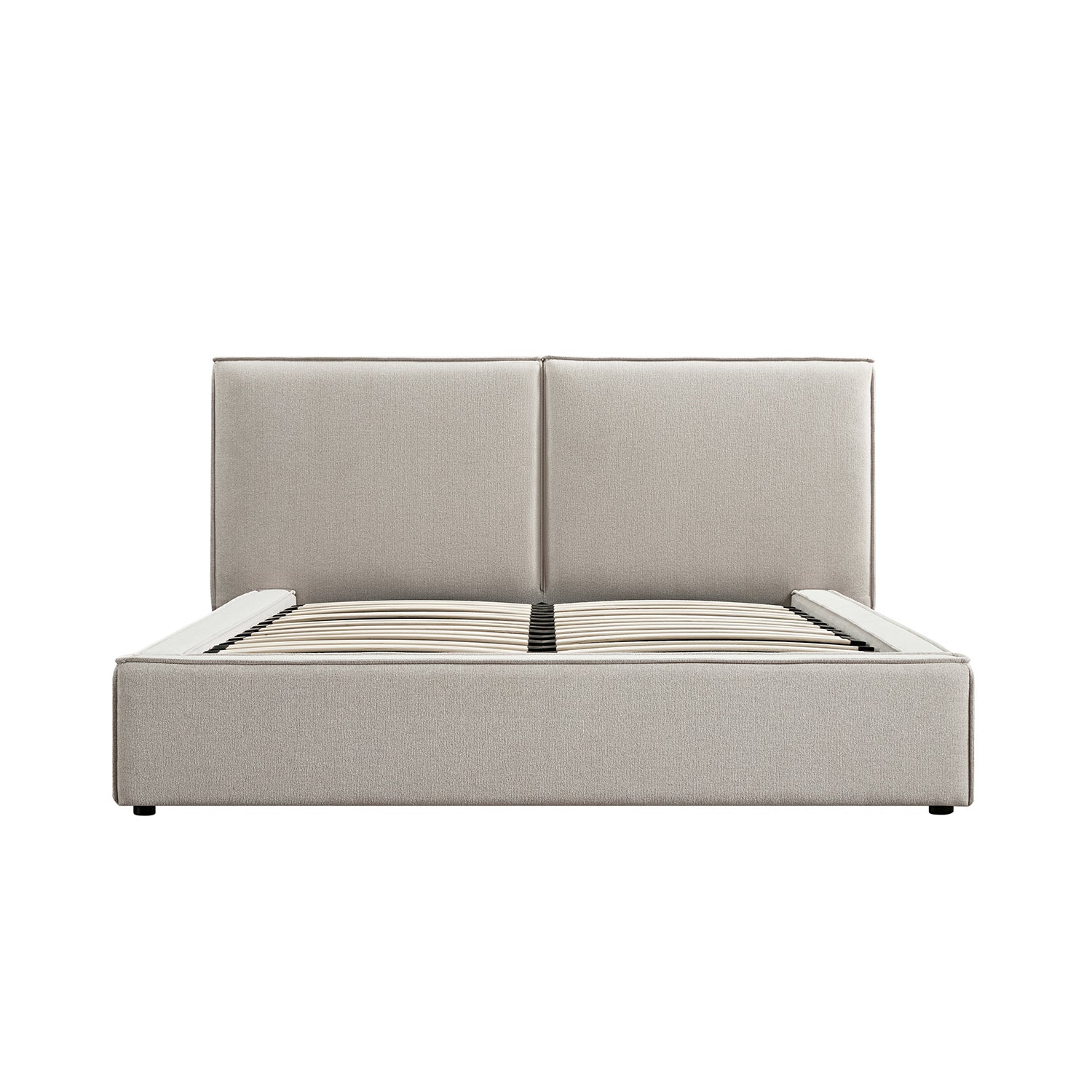 Claudine Ottoman Bed with Storage, Oatmeal Weave