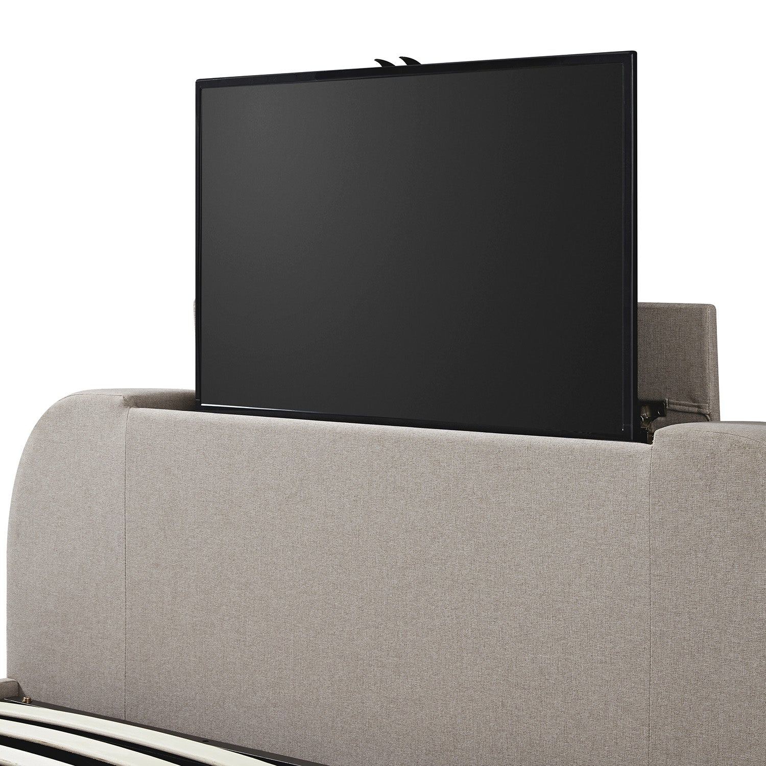 Hadley Stone Fabric TV Bed with Ottoman Storage