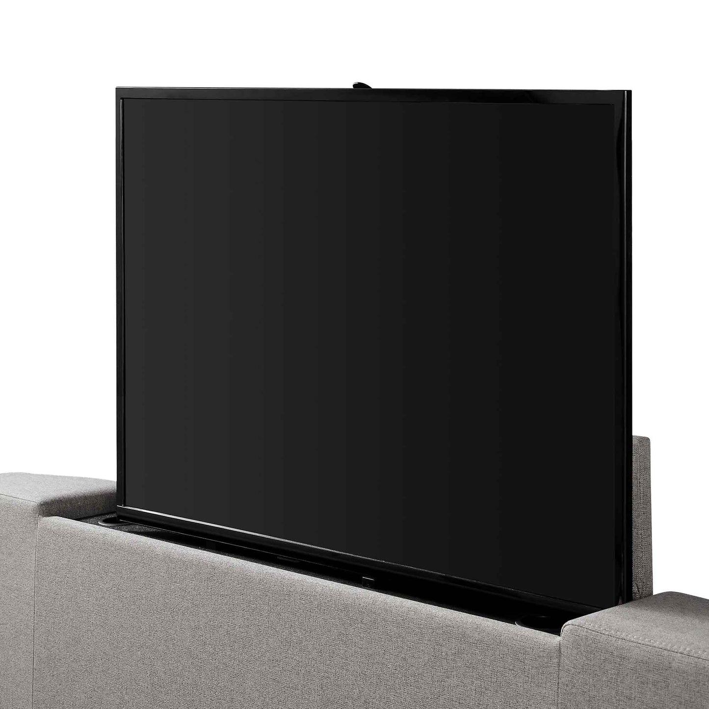 Wilton Grey Fabric TV Bed with Ottoman Storage