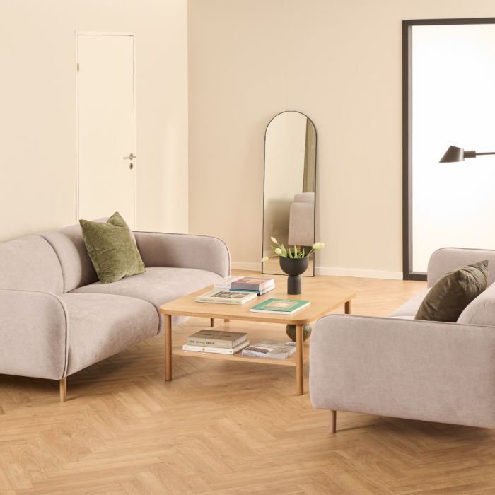 Set of 2 Ashford 3-Seater Sofas – Hadley Beige Upholstery
