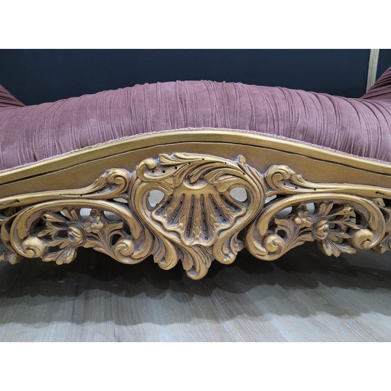 Velvet Sofa & Chaise – view 5