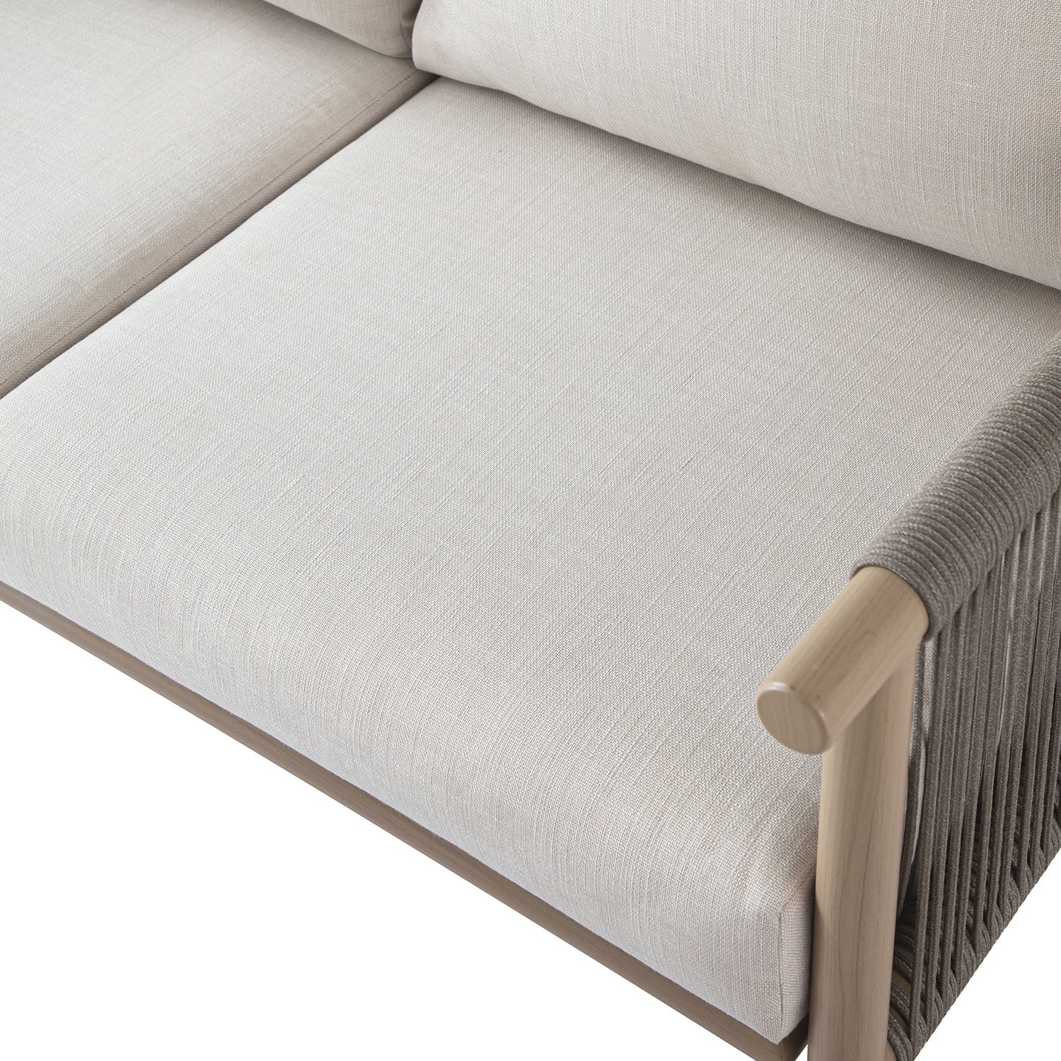 Soller Indoor and Outdoor Rope Weave 5-Seater Sofa Set