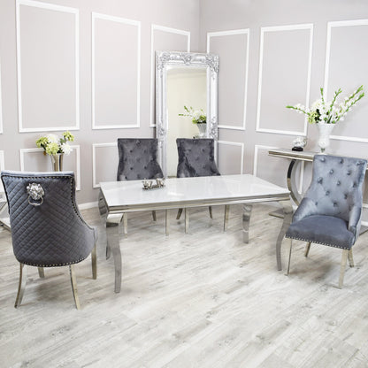 Louis Dinning Table Set with Bentley Chairs