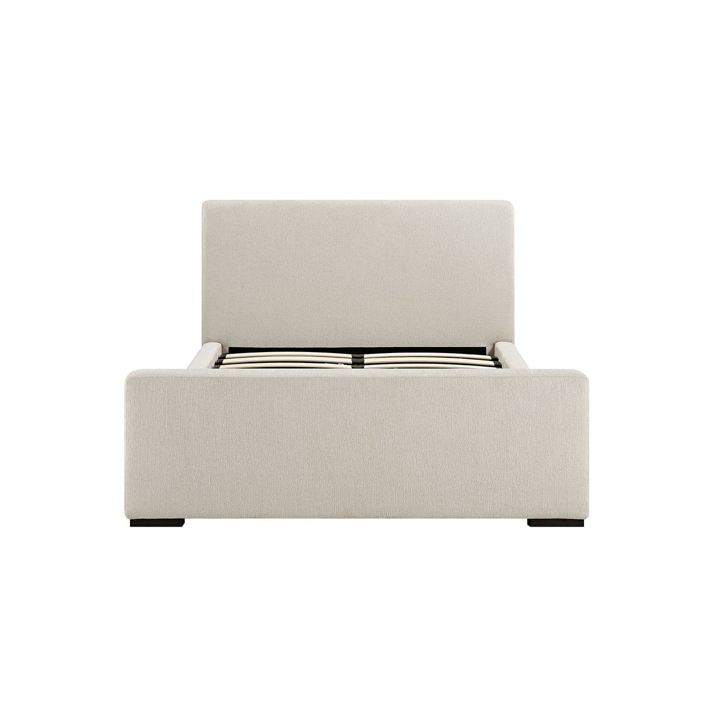Antoine Side-Opening Ottoman Bed with Storage, Soft Beige Chenille