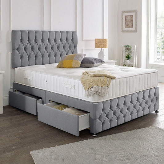 Beirut Matching Headboard & Footboard Divan Set