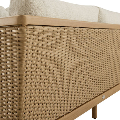Panarea Indoor and Outdoor Wicker 4-Seater Chaise Lounge Set