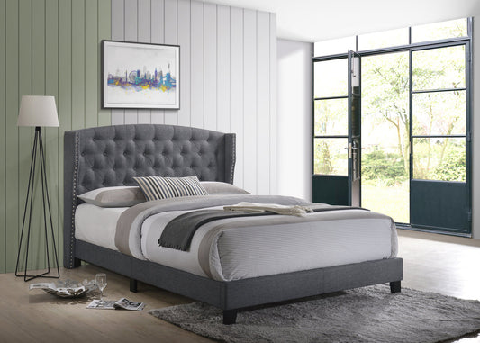 Modern Wing Sleigh Bed Frame