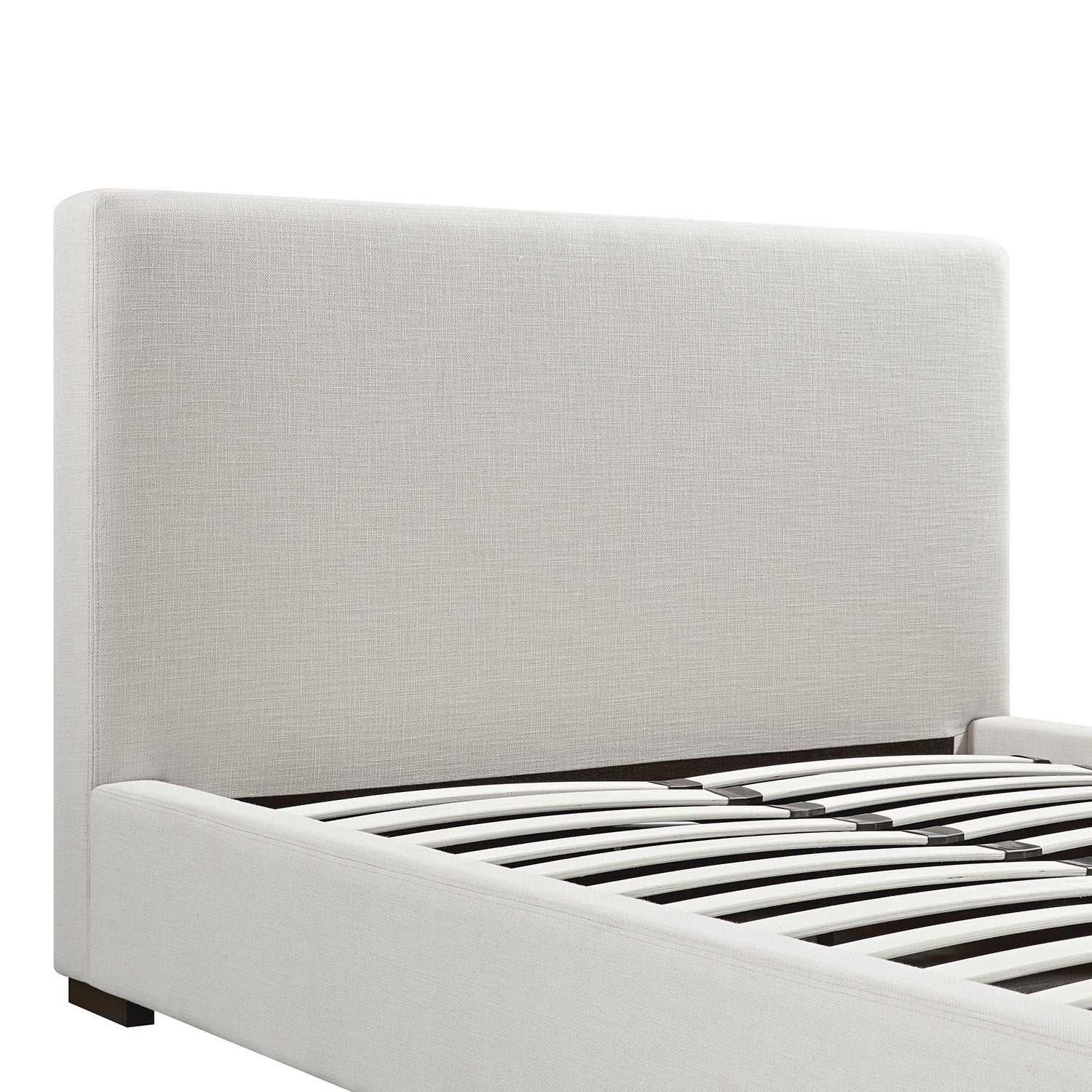 Antoine Side-Opening Ottoman Bed with Storage, Ivory Linen Blend
