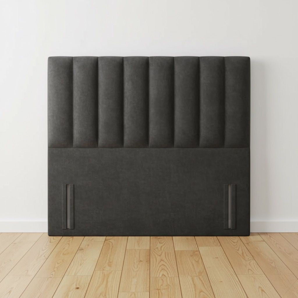 Lyon Floor Standing Upholstered Fabric Headboard