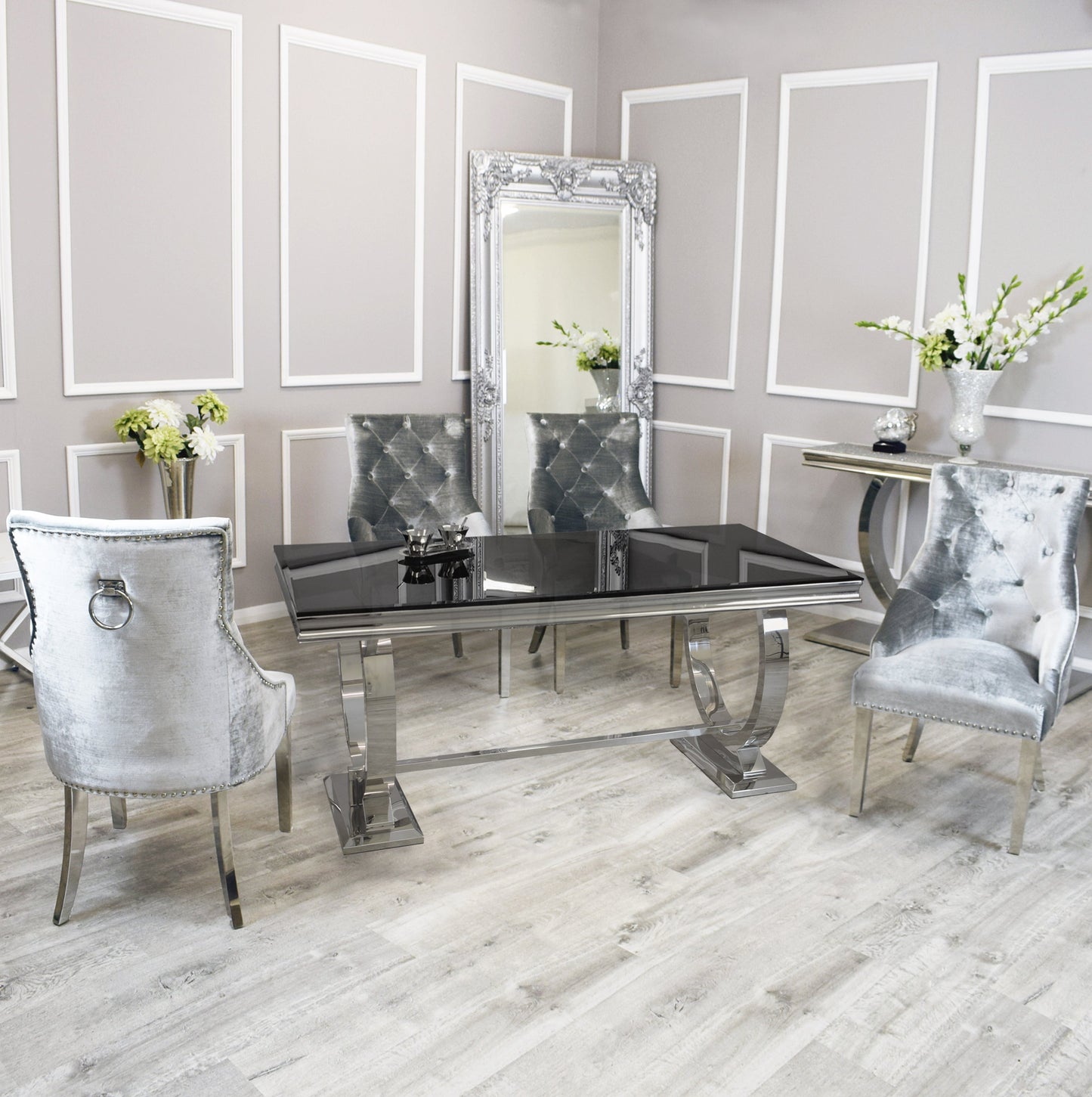 Pewter shimmer with all Tables
