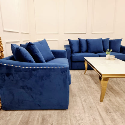 Lincoln 3 & 2 Seater Sofa with Scatter Back Cushion