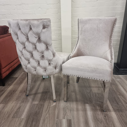 Kensington dining chair with deep button back