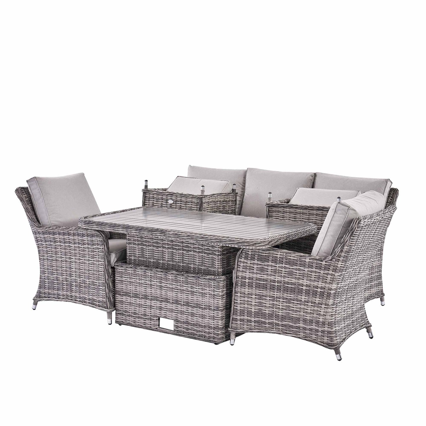 Garden Furniture Cover for Hampshire 7-Seater Round Wicker Rattan Outdoor Sofa Set