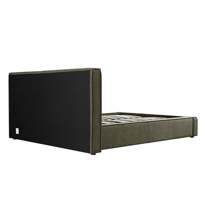 Claudine Ottoman Bed with Storage, Moss Green Corduroy