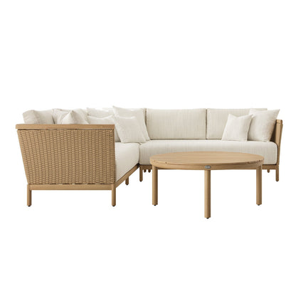 Panarea Indoor and Outdoor Wicker Large Corner Sofa Set