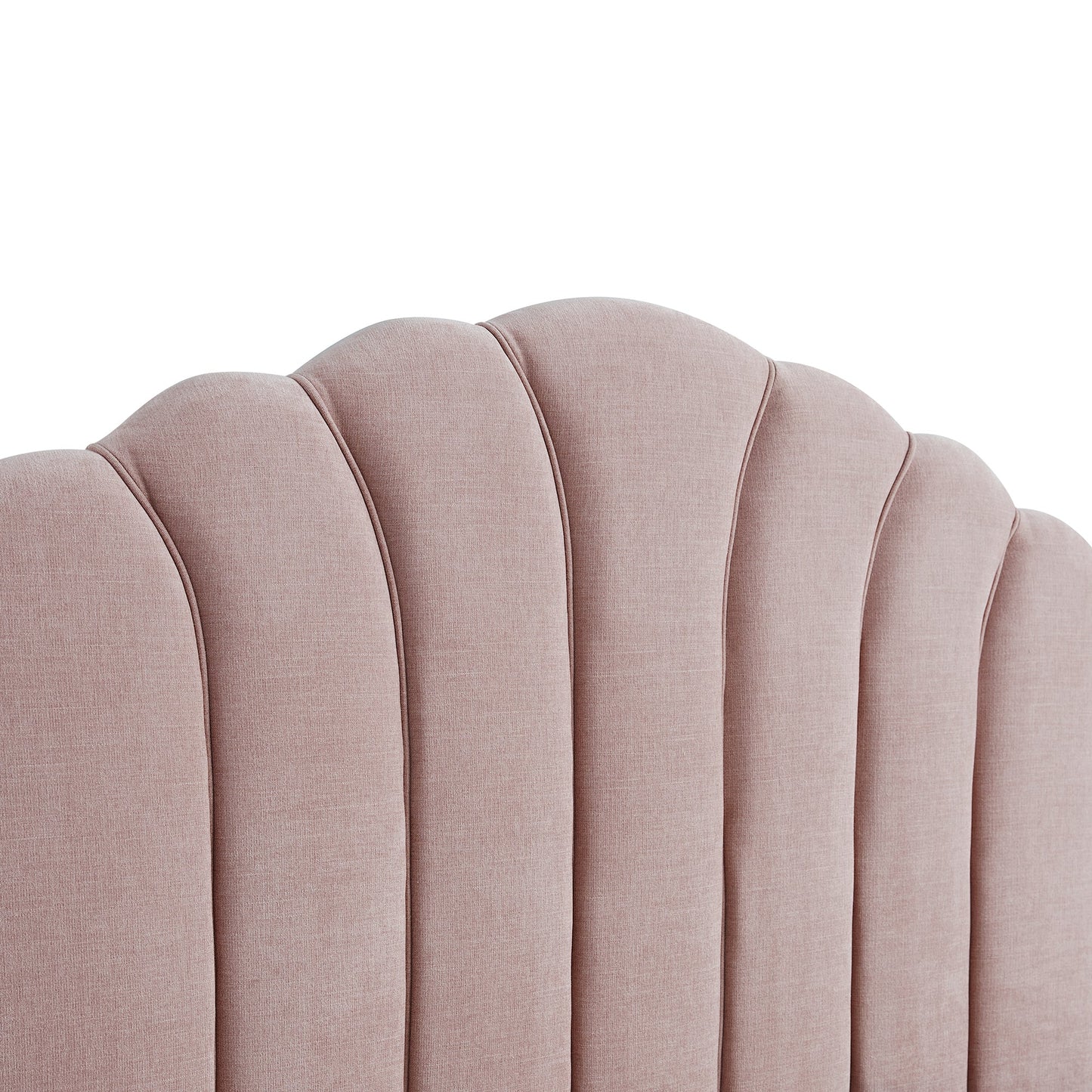 Hana Ottoman Bed with Storage, Petal Pink Chenille