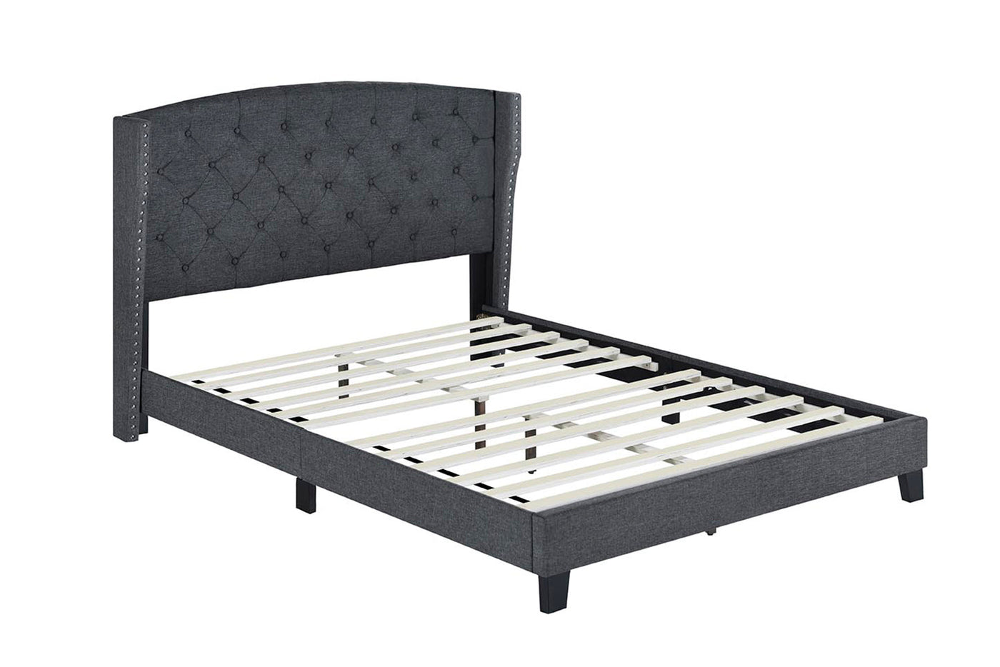 Modern Wing Sleigh Bed Frame