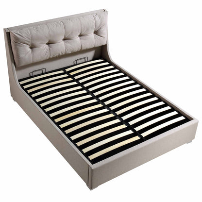 Hadley Stone Fabric Ottoman Bed with Storage