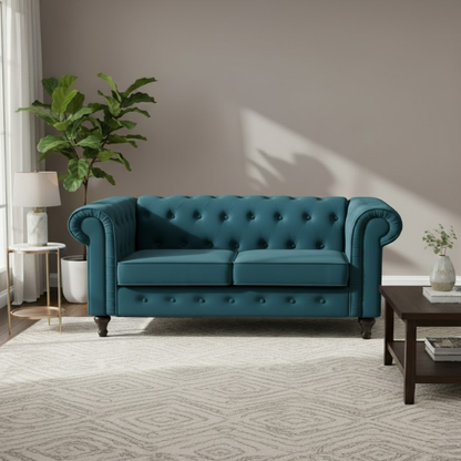 2-Seater Chesterfield Sofa – KD Velvet