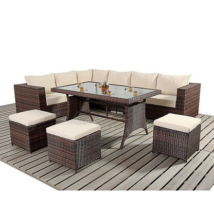 Eden Corner Garden Dining Set