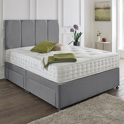 Zanzibar headboard Divan Set - Choice of Mattress & Optional Storage