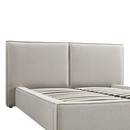 Claudine Ottoman Bed with Storage, Oatmeal Weave