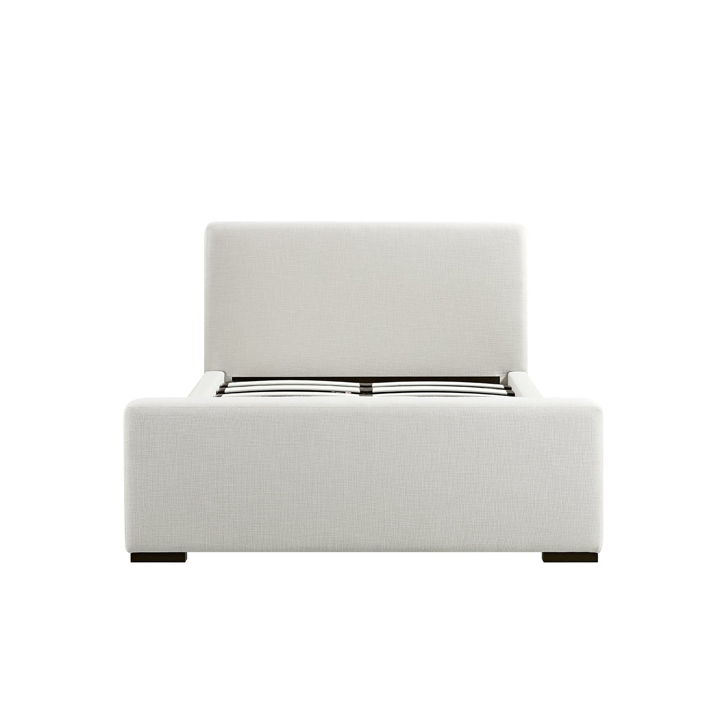 Antoine Side-Opening Ottoman Bed with Storage, Ivory Linen Blend