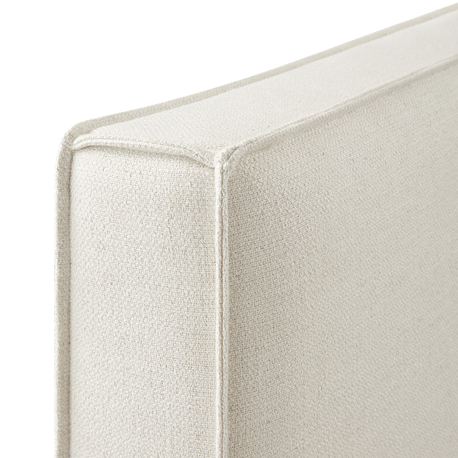Forte Drawer Bed with Storage, Beige Linen Blend