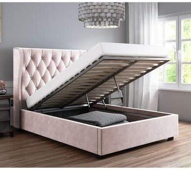 Sophia Wingback Sleigh Bed Frame