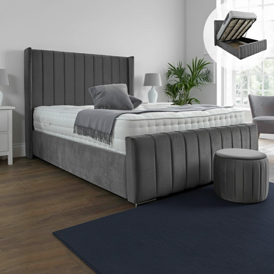 Georgina Ottoman Bed with Storage - Optional Mattress