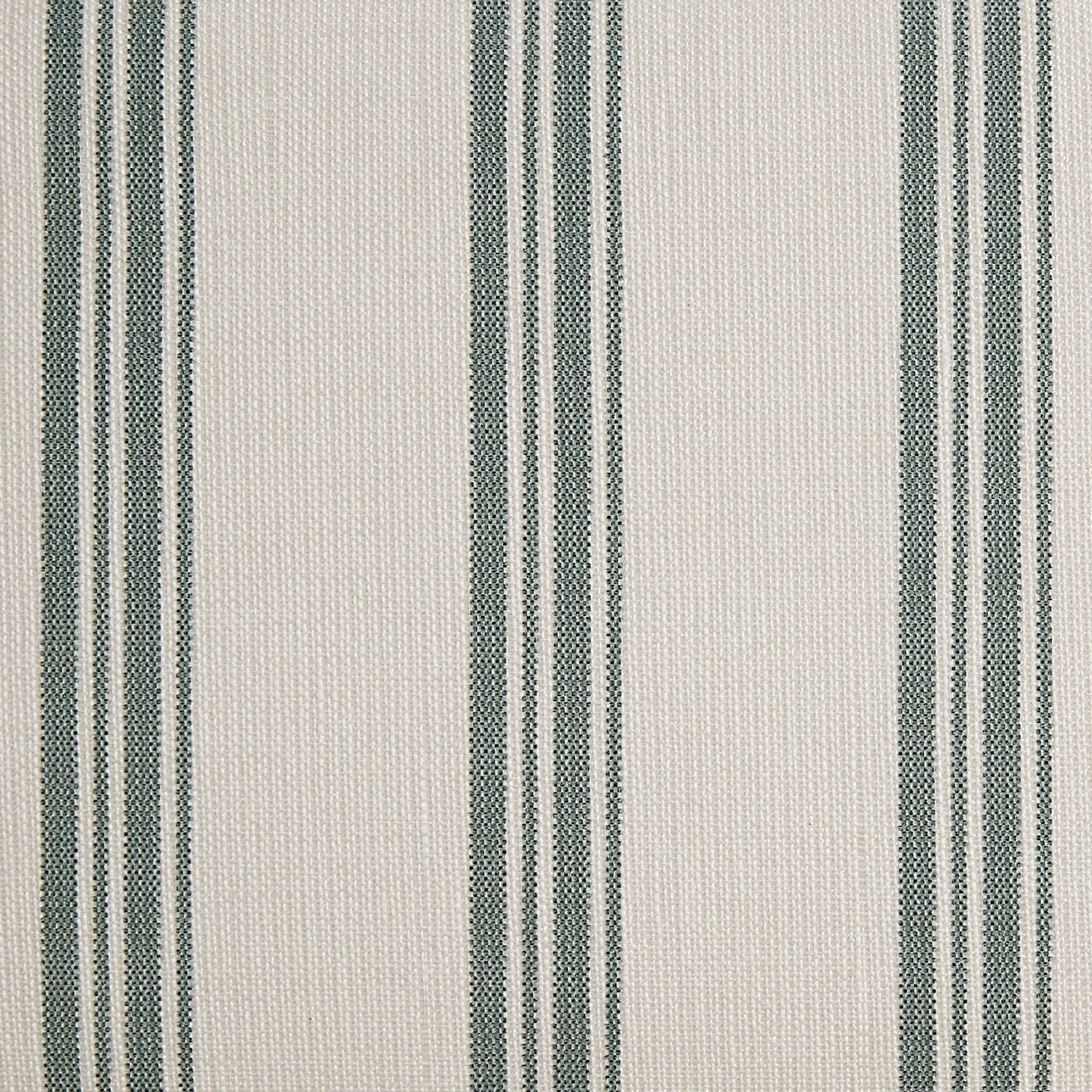 Celeste Upholstered Bed with Storage with Ruffled Headboard, Laurel Green Stripe