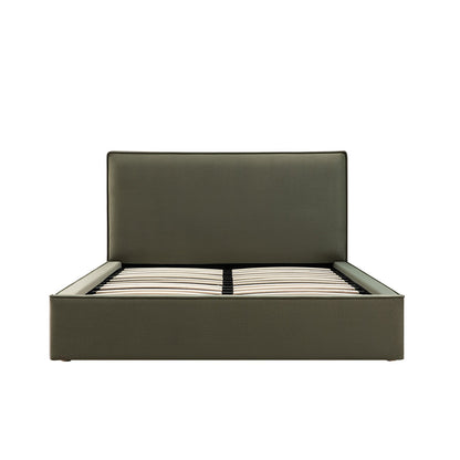 Forte Drawer Bed with Storage, Dried Herb Mohair