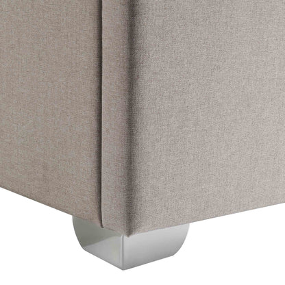 Hadley Stone Fabric Ottoman Bed with Storage