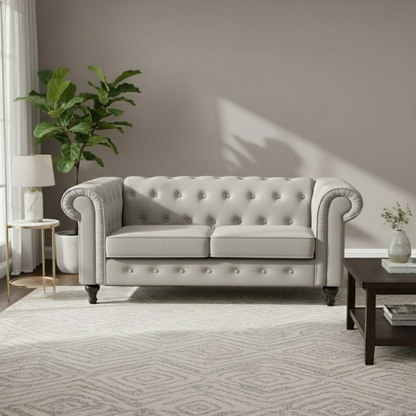 2-Seater Chesterfield Sofa – KD Velvet